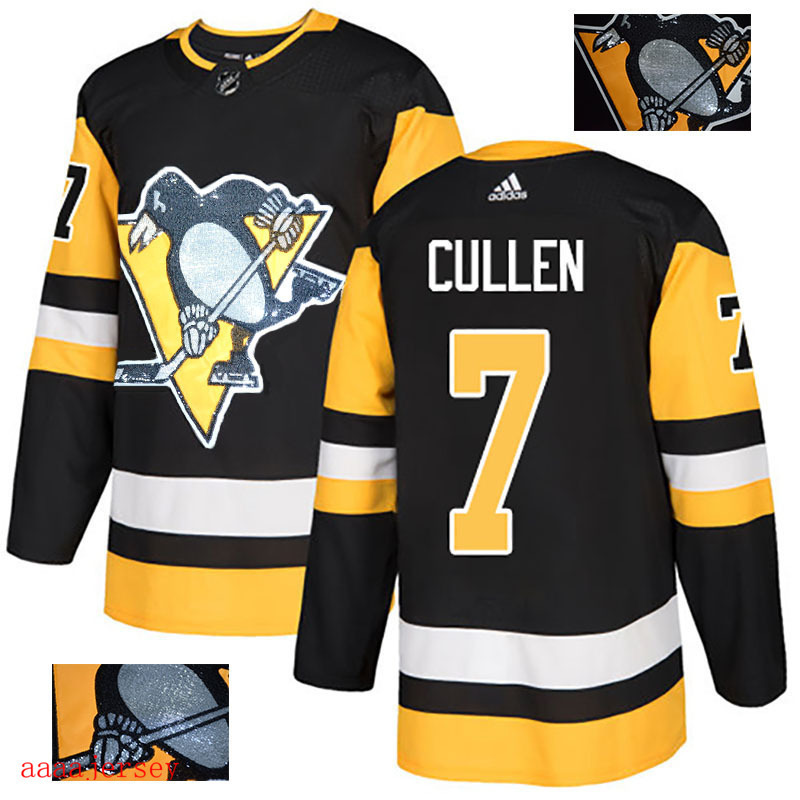 2018 Pittsburgh Penguins ice hockey jersey M-3XL 匹兹堡企鹅队时尚亮片款冰球服 38