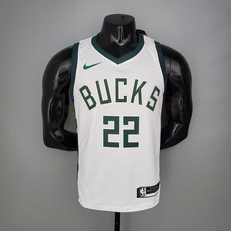 2021 MIDDLETON#22 BUCKS Home White