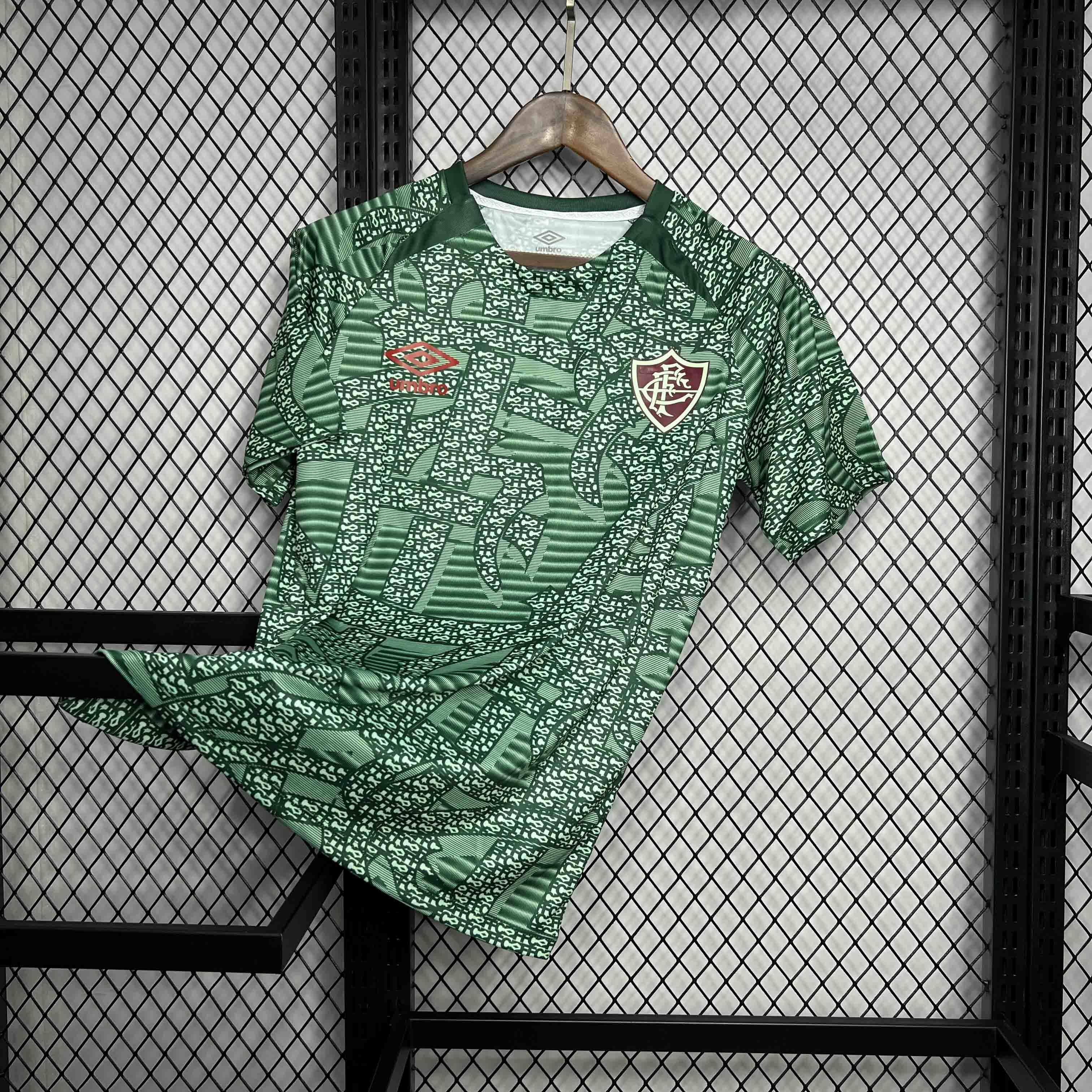 24-25 Fluminense Training Green Kit Soccer Uniform AAAAJersey Dropshiping Yupoo 4