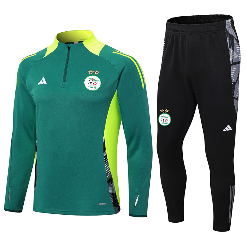 2024 Algeria Long Sleeve Training Suit Football Shirts