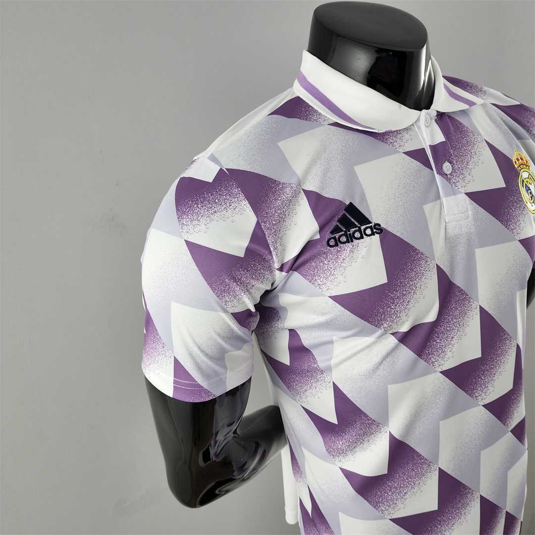 22-23 Real Madrid POLO purple-white 5