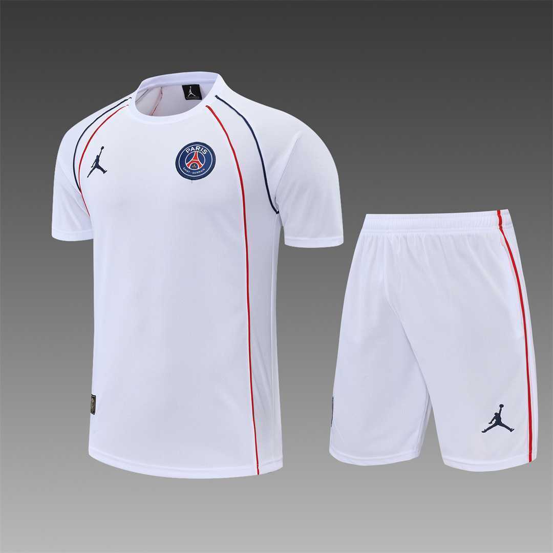 22-23 PSG training suit short sleeve kit White