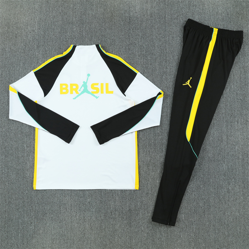 2026 Brazil Mens Kit Football Aldult Training Long Sleeve Tracksuit Yupoo 5 3