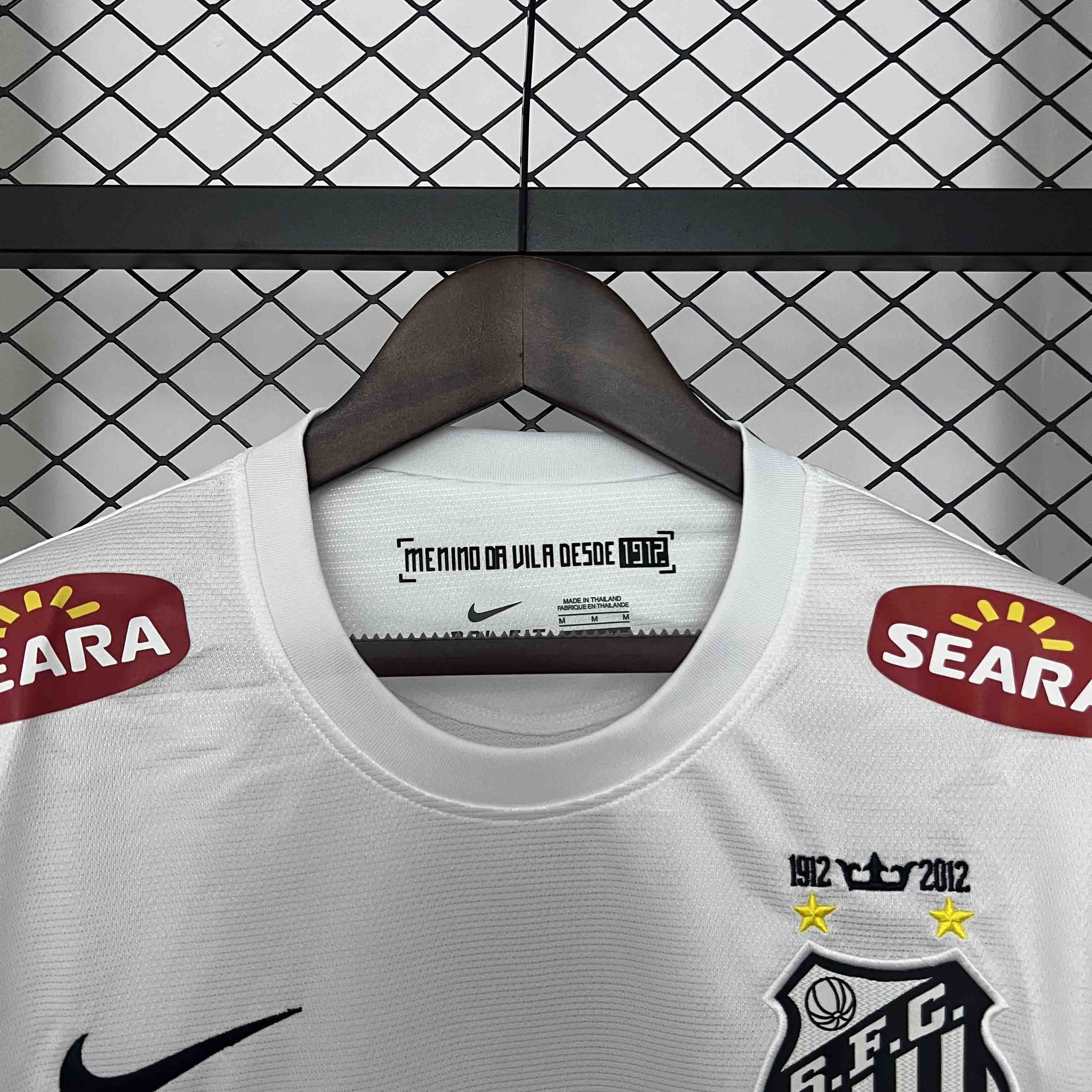 11-12 Santos Home Retro Kit Long Sleeve Vintage Shirt AAAAJersey Supplier Yupoo 5