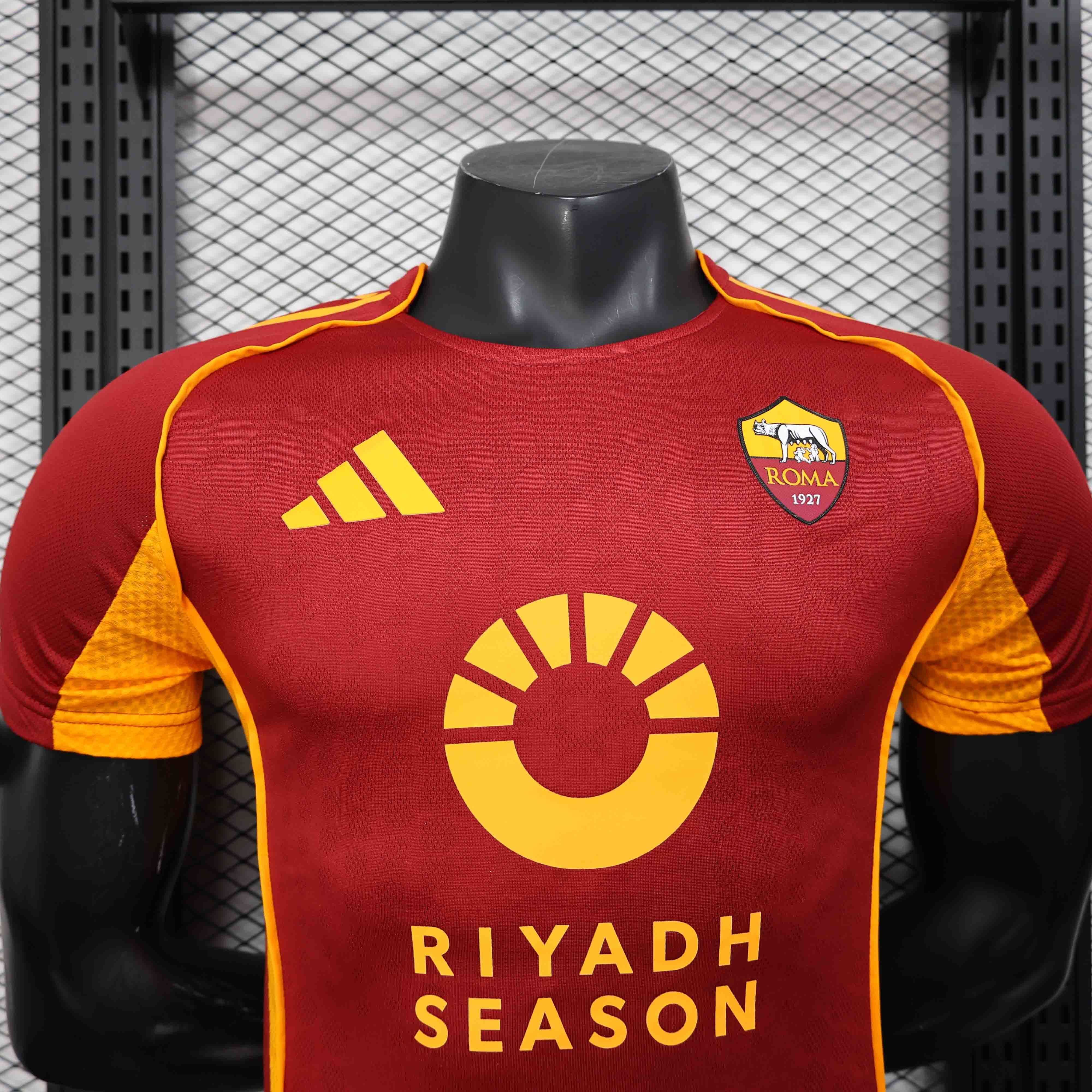 25-26 AS Roma Home Kit Player Version Shirt AAAAJersey Wholesale Yupoo 4