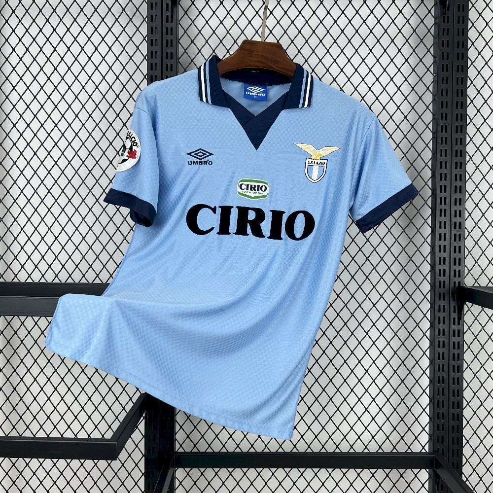 96-97 Lazio Home Retro Kit Vintage Shirt AAAAJersey Supply Yupoo