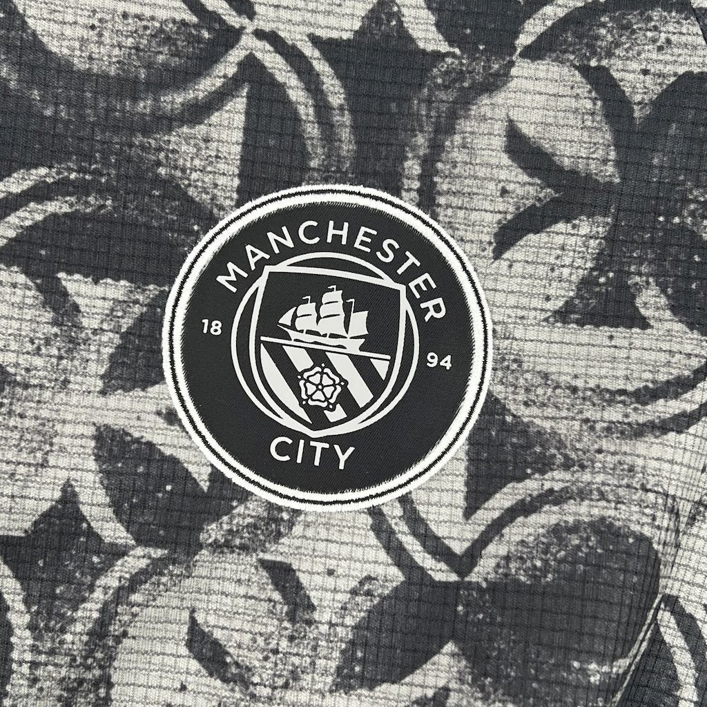 25-26 Manchester City Grey Training Shirt Football Uniform AAAAJersey Supply Yupoo 1
