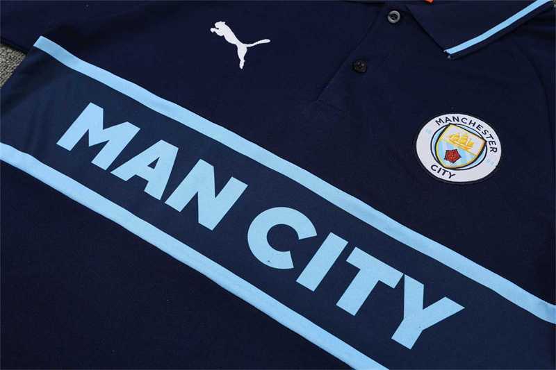 Manchester City Polo dark sapphire blue corsage 7