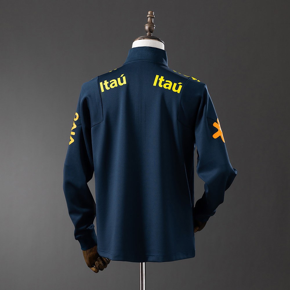 2025 Brazil long-sleeved Black windbreaker jacket 1