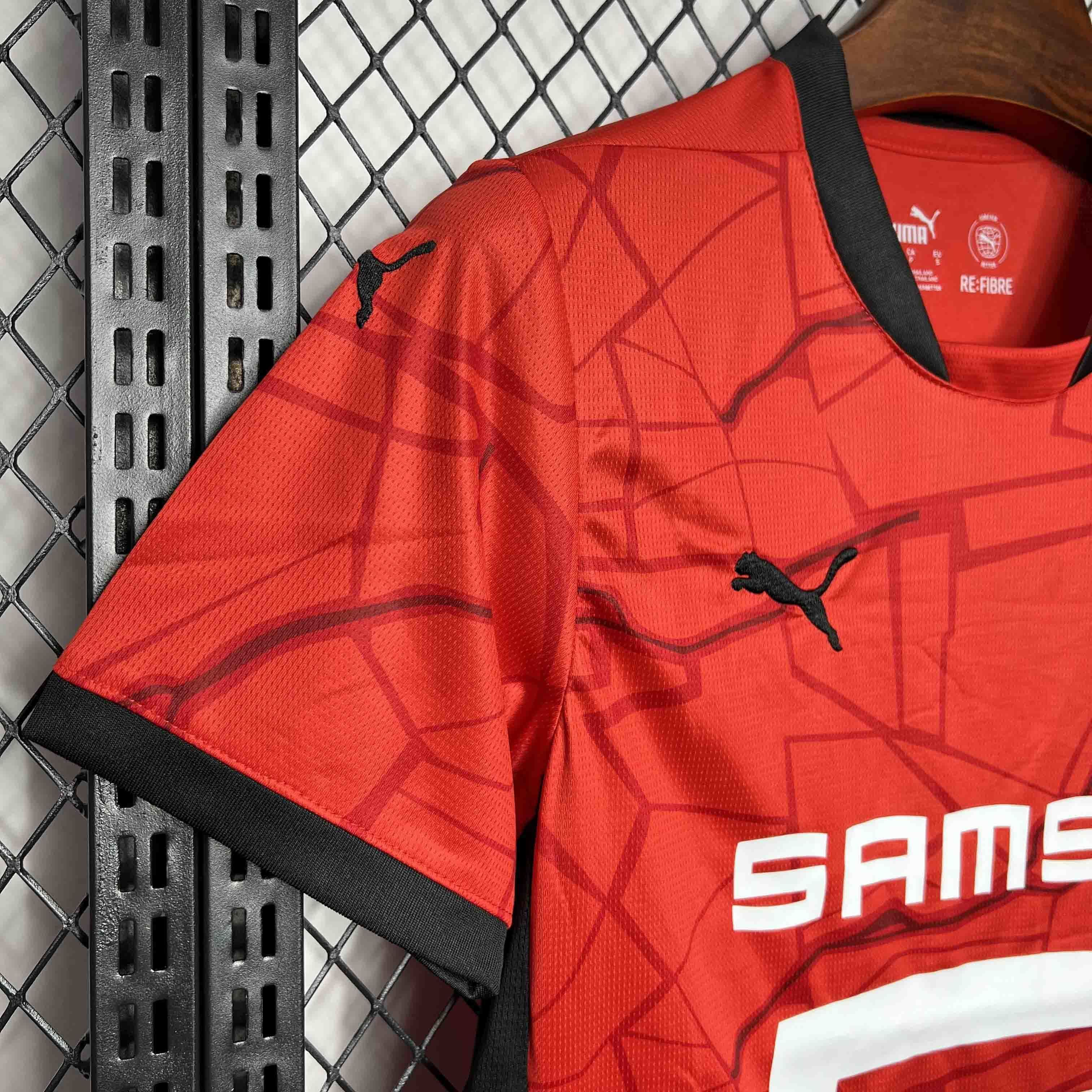 24-25 Rennais Home Kit Football Uniform AAAAJersey Supplier Yupoo 4