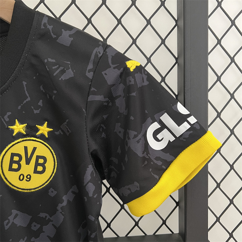 23-24 Dortmund away kid kit Best Soccer Jersey 1