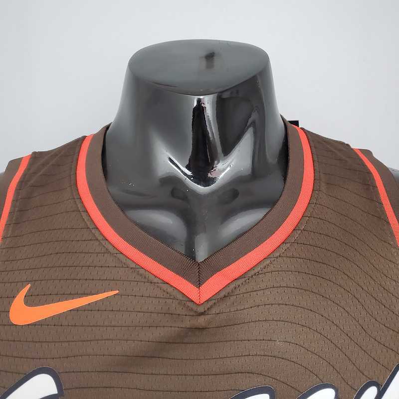 2021 McCOLLUM#3 Trail Blazers City Edition Brown 6