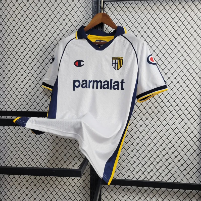 03-04 Parma Away Retro Kit Vintage Shirt Football AAAAJersey Supplier 2
