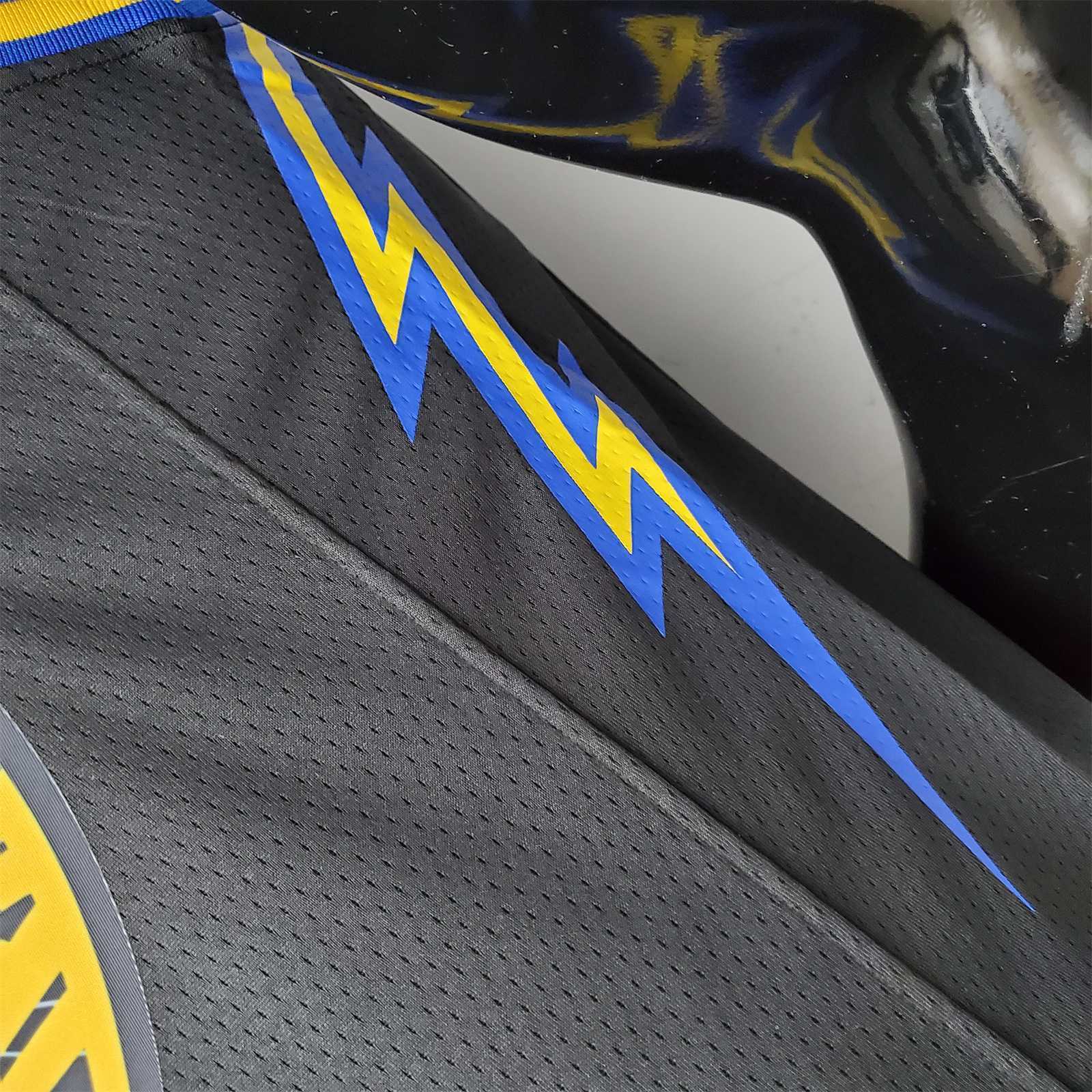 2022 75th Anniversary Golden State Warriors Curry #30 Mexico Edition Black NBA Jersey 3