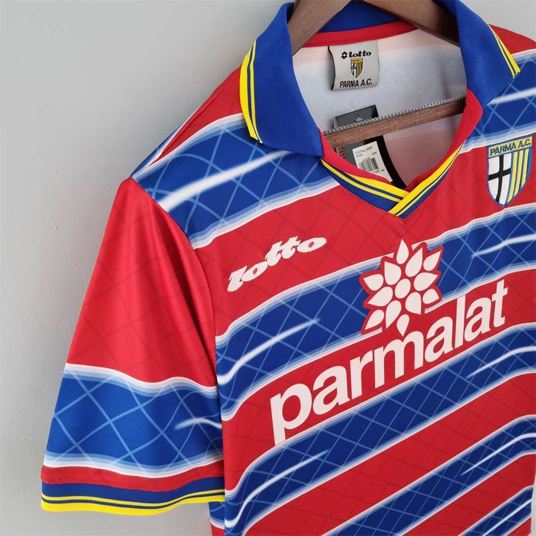 98-99 Parma away Cheap Football Kit 3