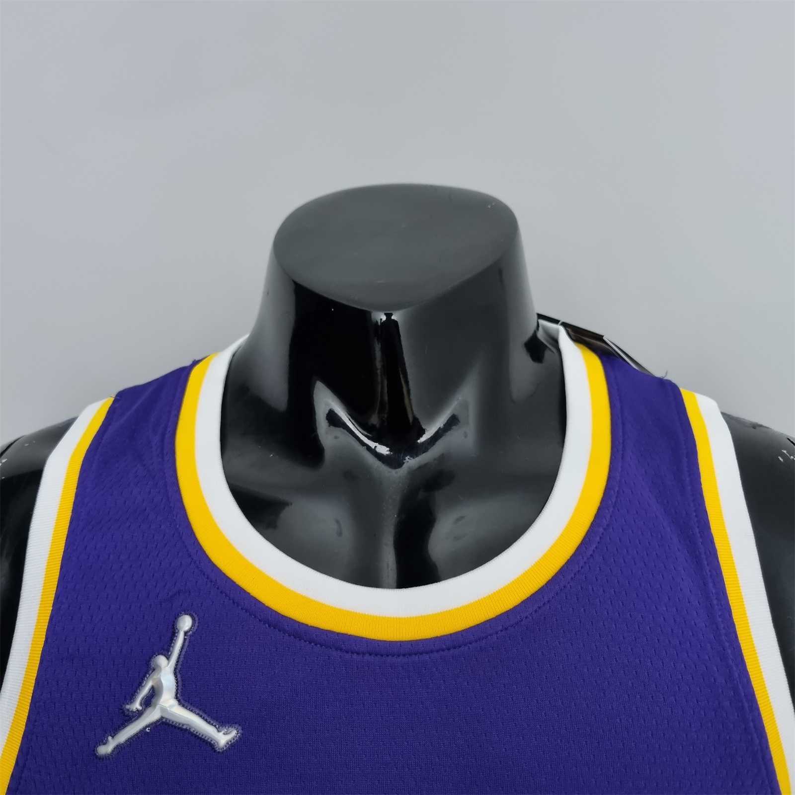 75th Anniversary Rondo #4 Los Angeles Lakers Jordan Purple NBA Jersey 8