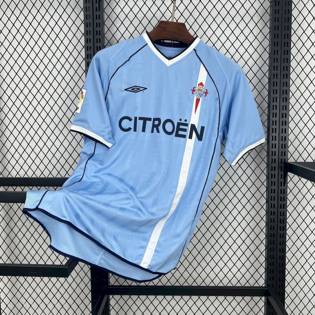 01-02 Celta de Vigo Home Retro Kit Vintage Shirt AAAAJersey Wholesale Yupoo