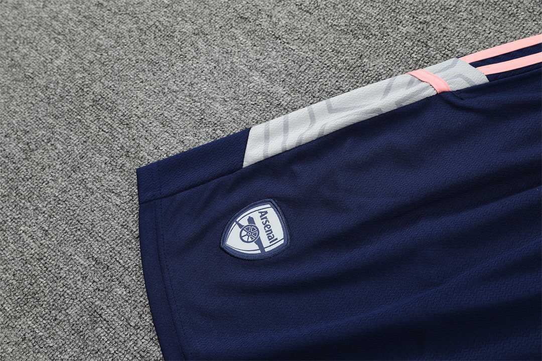22-23 Arsenal training suit short sleeve kit Grey 11