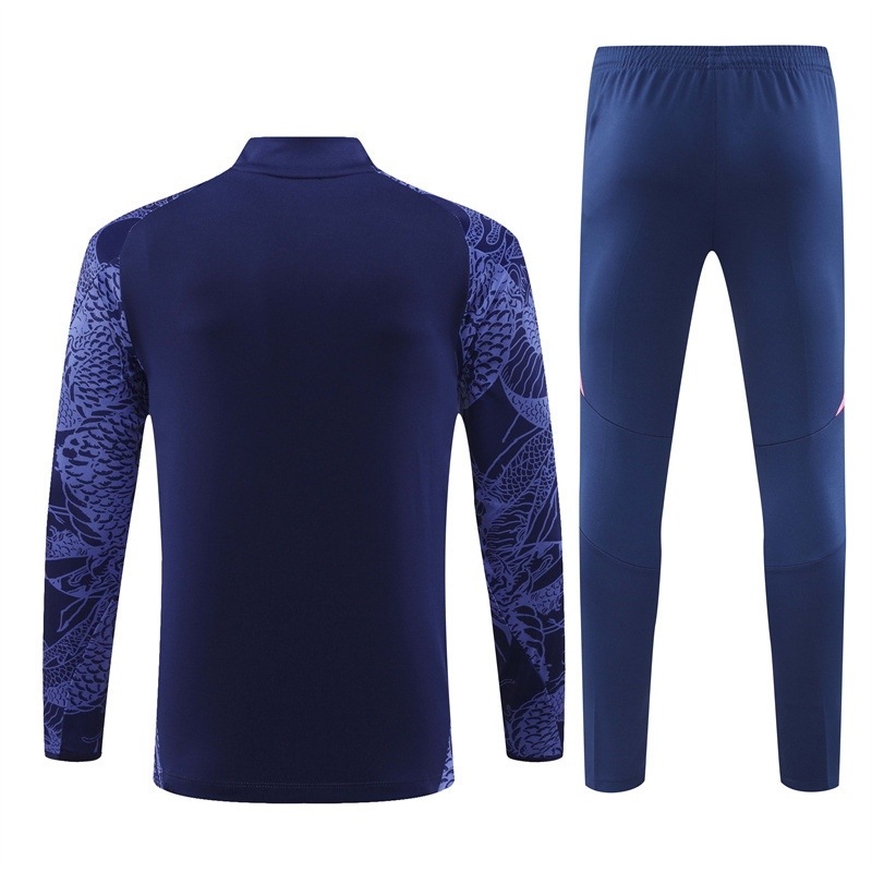 24-25 Real Madrid Long Sleeve Training Suit Football Shirts 1