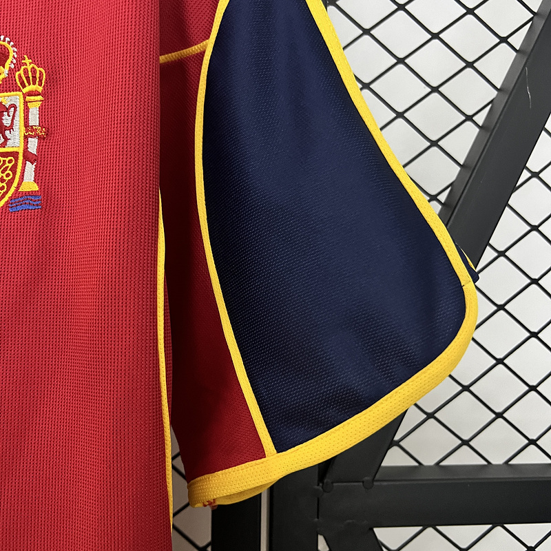 2000 Spain Home Retro Kit Vintage Shirt AAAAJersey Supplier Yupoo 6