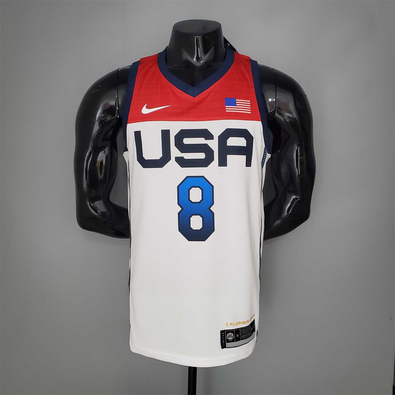 2021 Olympic Games MIDDLETON#8 USA Team USA White Red