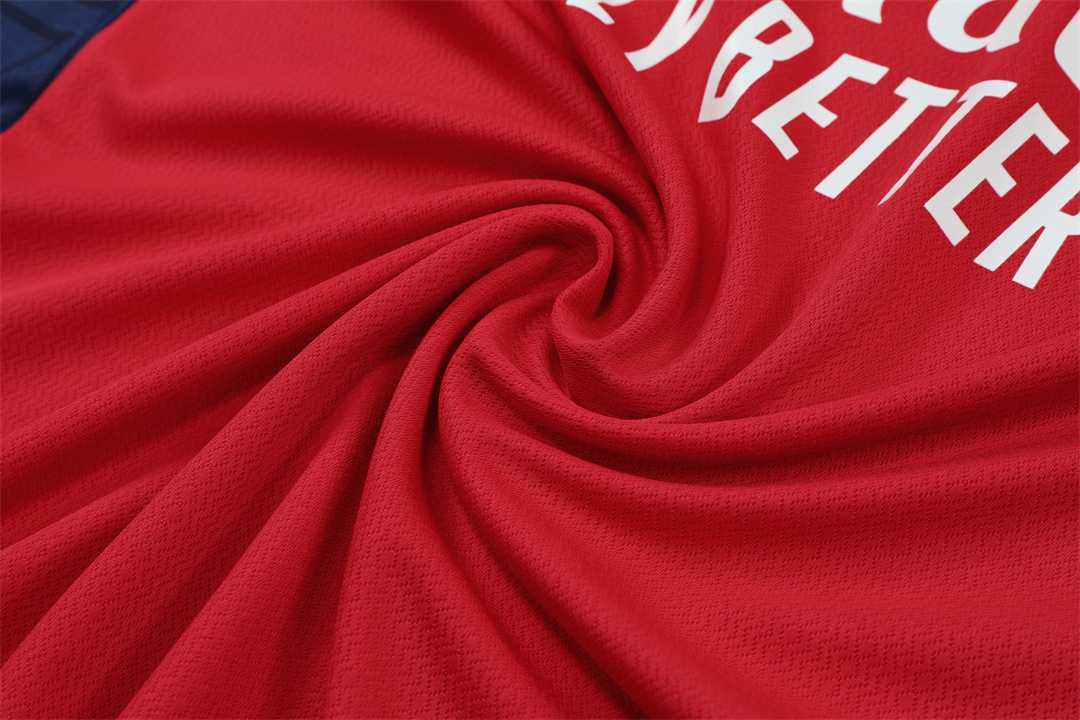 22-23 Arsenal Training Suit Short Sleeve Kit Red 6