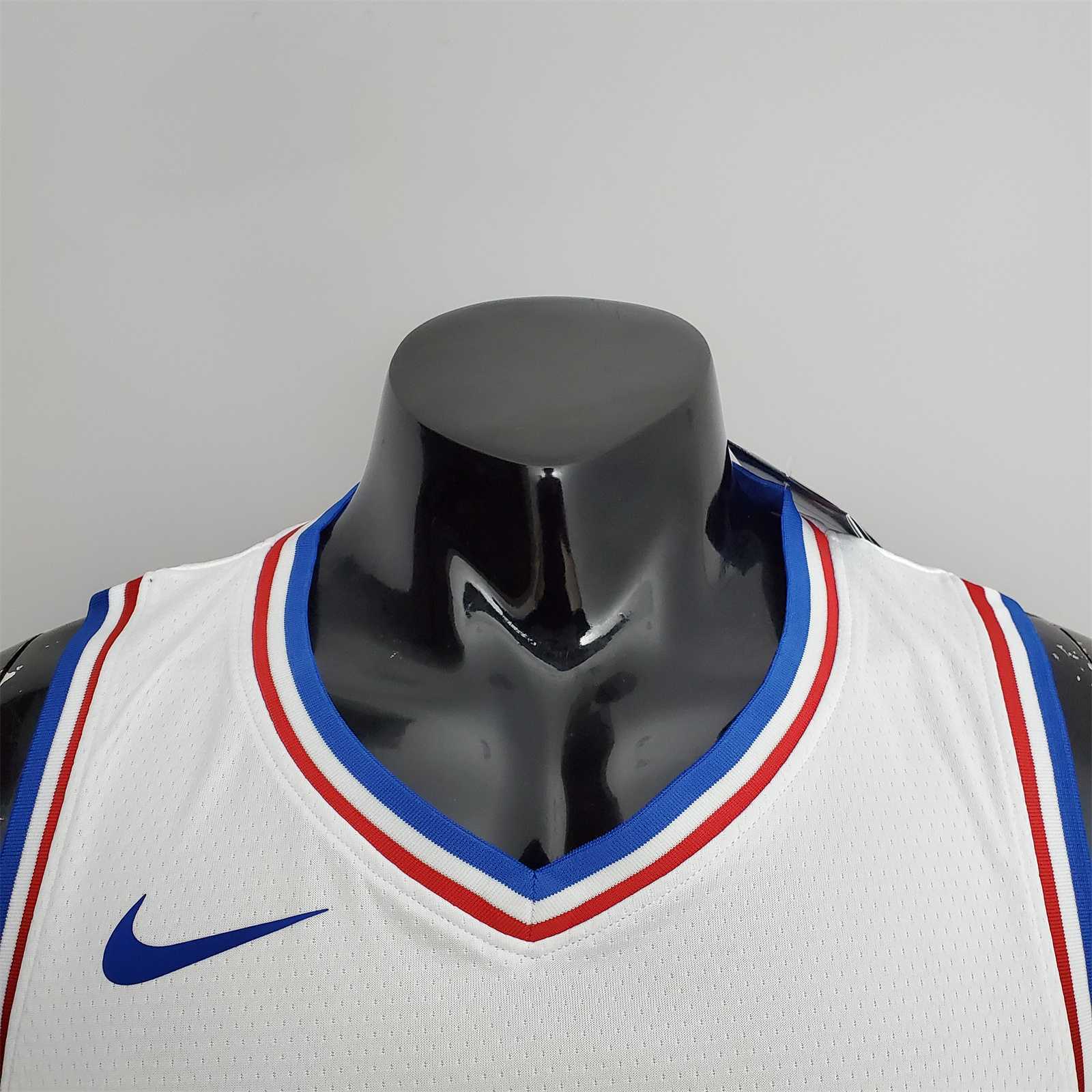 76ers Harden #1 V-Neck White 2