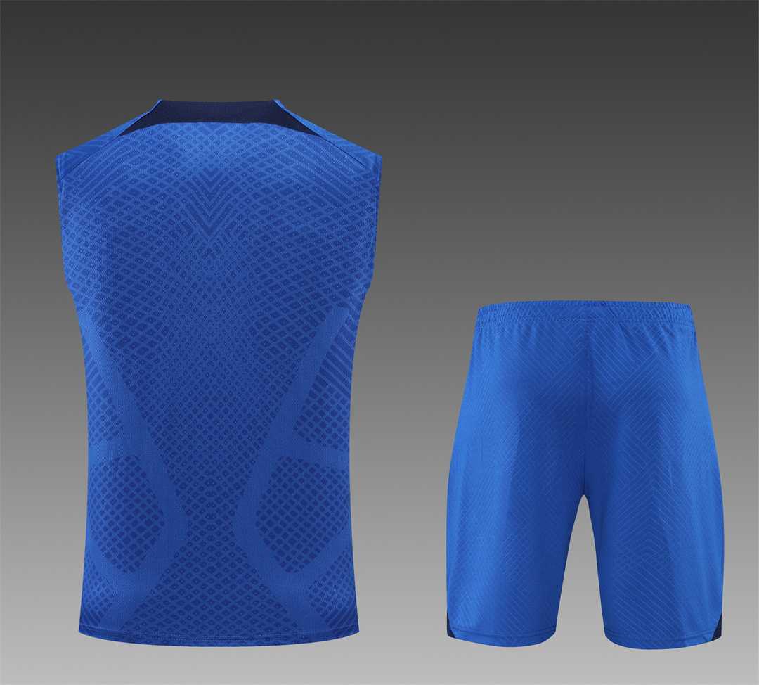 22-23 Chelsea vest training suit kit Diamond Blue 20