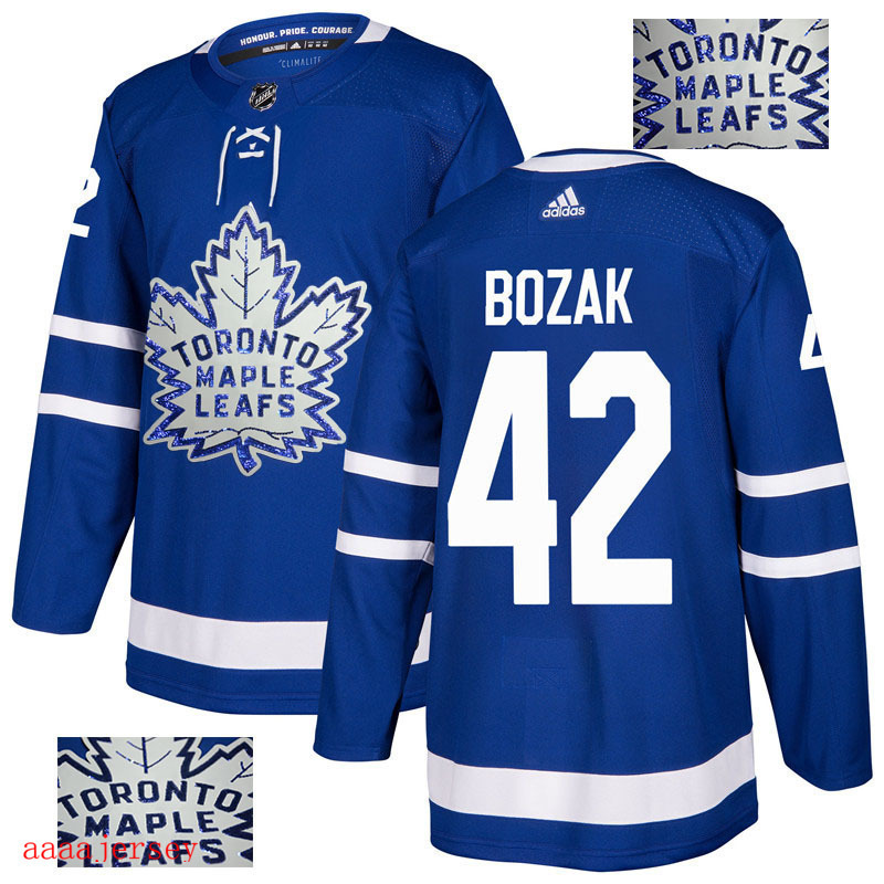 2018 Toronto Maple Leafs ice hockey jersey M-3XL 多伦多枫叶队时尚亮片款冰球服 17