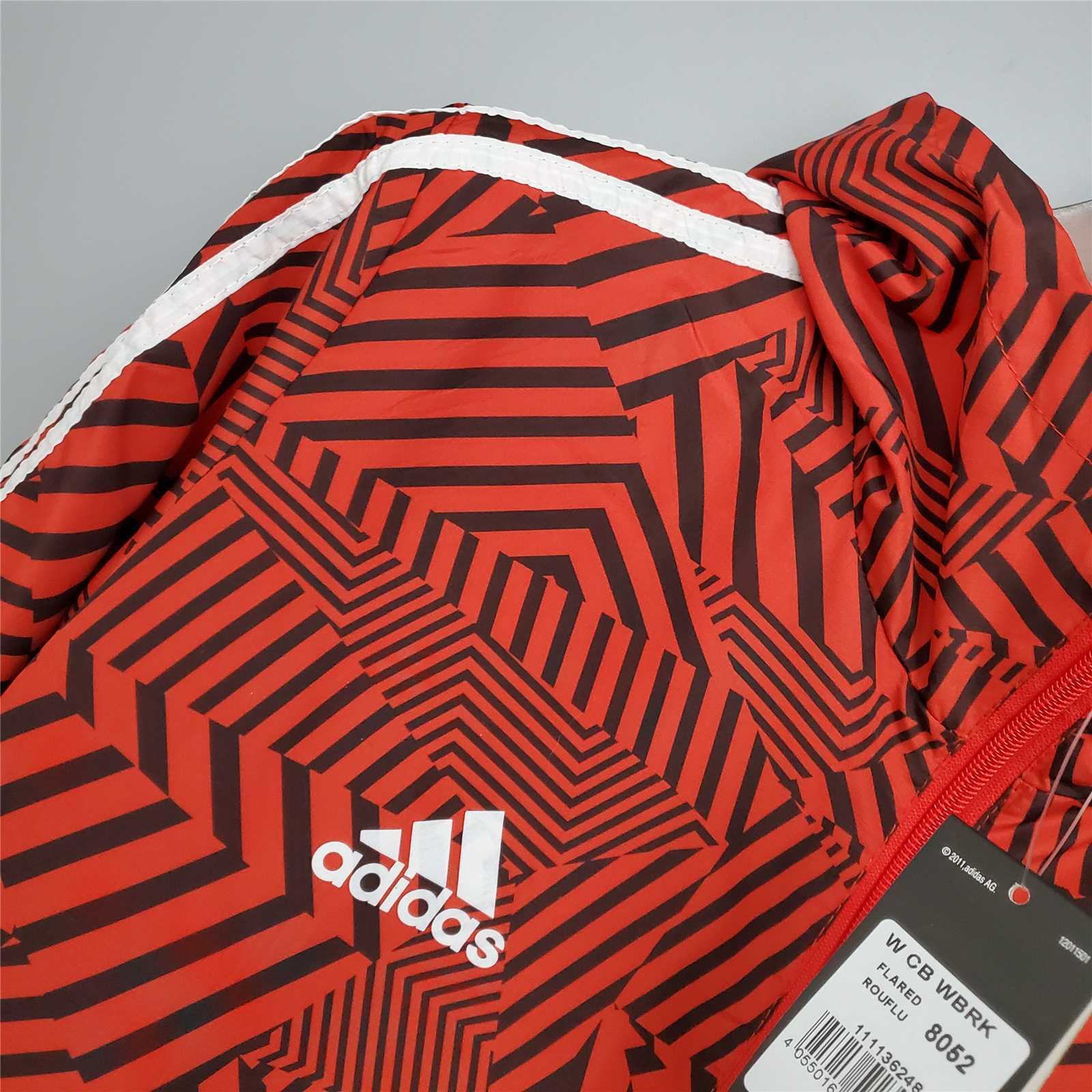 21-22 Ajax Red and Black Stripes Windbreaker 4