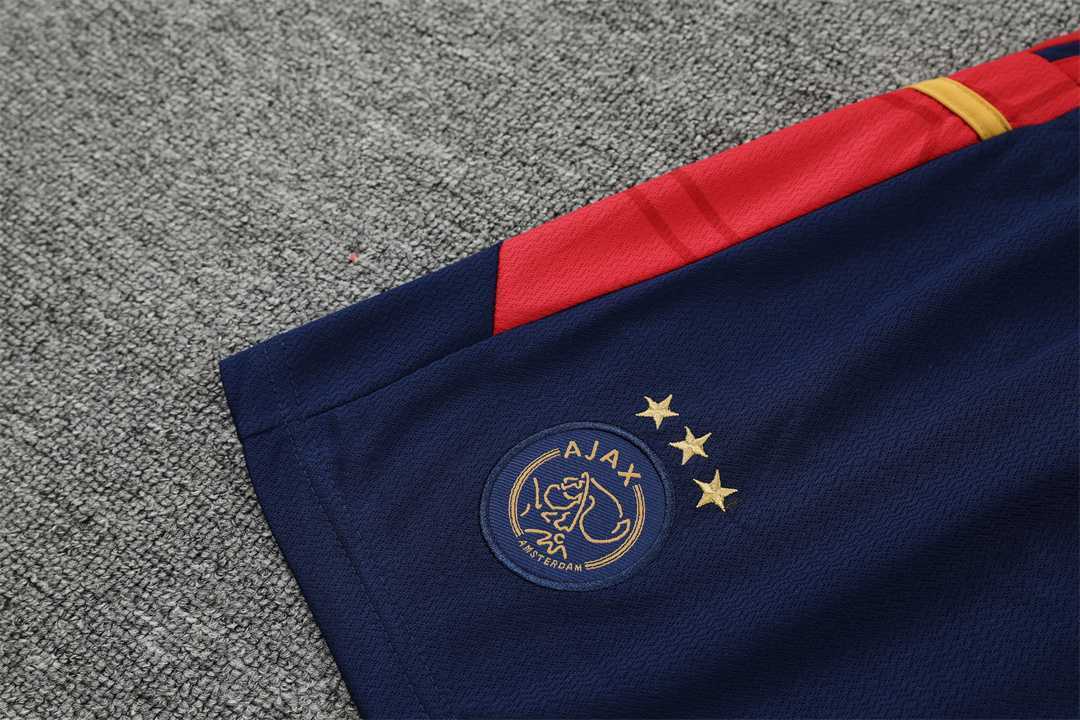 22-23 Ajax Training Suit Short Sleeve Kit Royal Blue 13