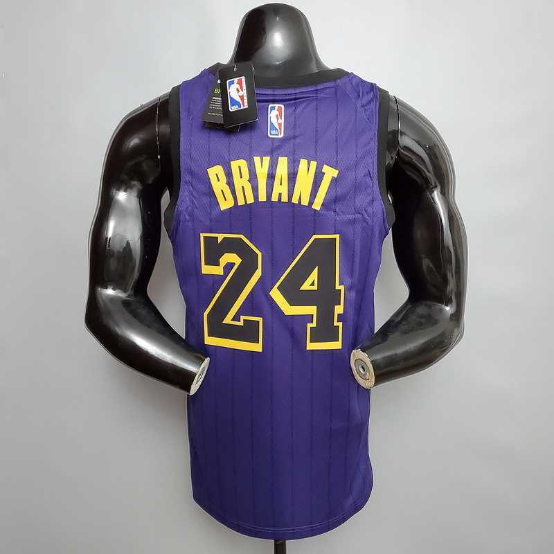 Bryant #24 Lakers Round neck purple 1