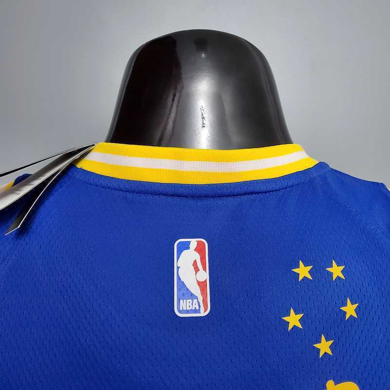 Tram version WIGGINS#22 Golden State Warriors blue 7