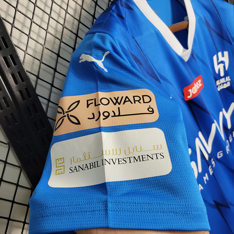 23-24 Al Hilal home size S-4XL Soccer Jersey 2