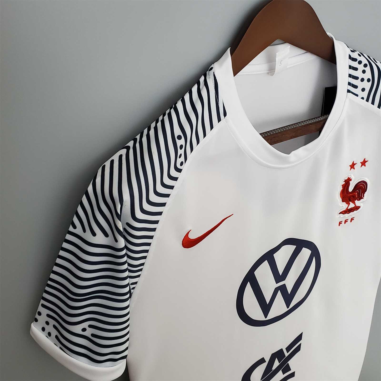 2021 France training suit white 5