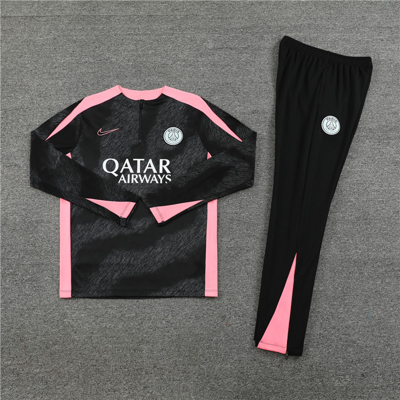 24-25 PSG Long Sleeve Training Suit Football Shirts 2