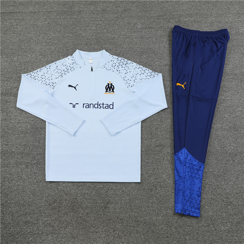23-24 Marseille Long Sleeve Training Suit Yupoo 2