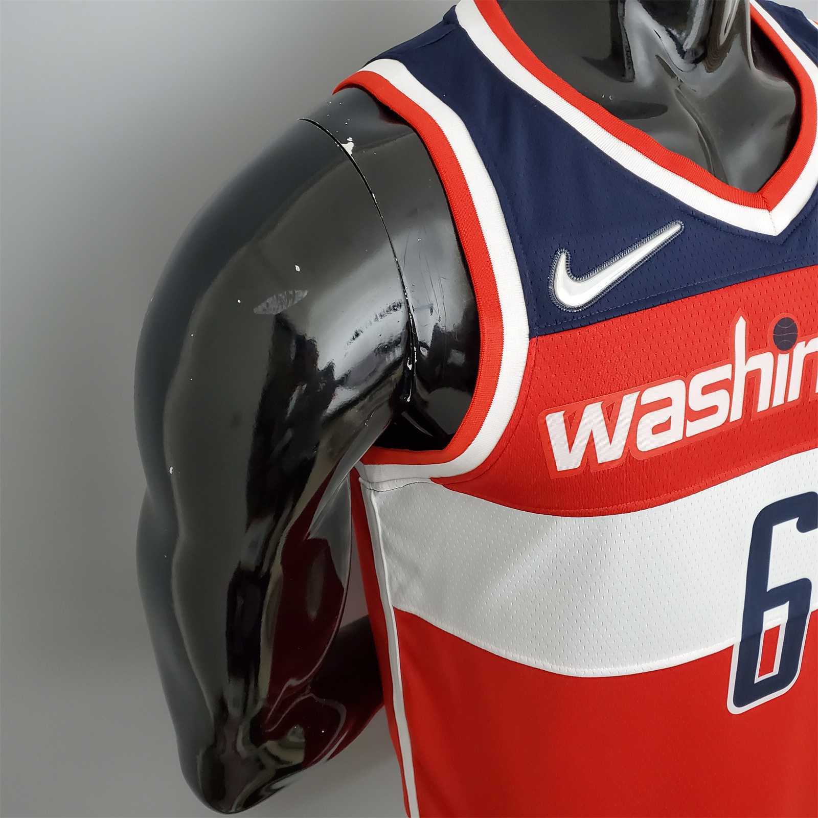 75th Anniversary Harrell #6 Wizards Red, White and Blue 8