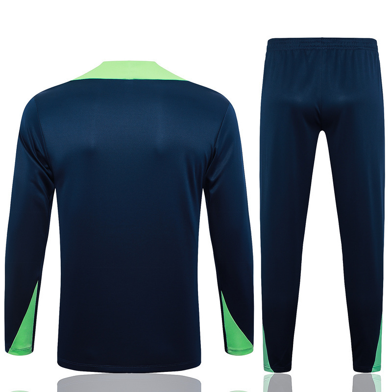 2024 Brazil Long Sleeve Training Suit Football Shirts 2