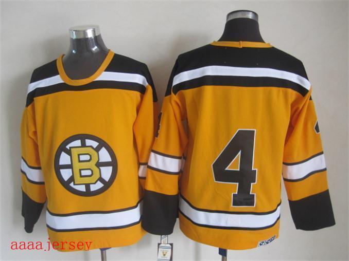 Boston Bruins retro ice hockey jersey M-3XL 波士顿棕熊队复古冰球服