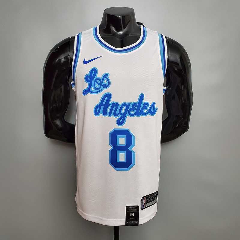 Before Bryant #8 After Bryant #24 Lakers white