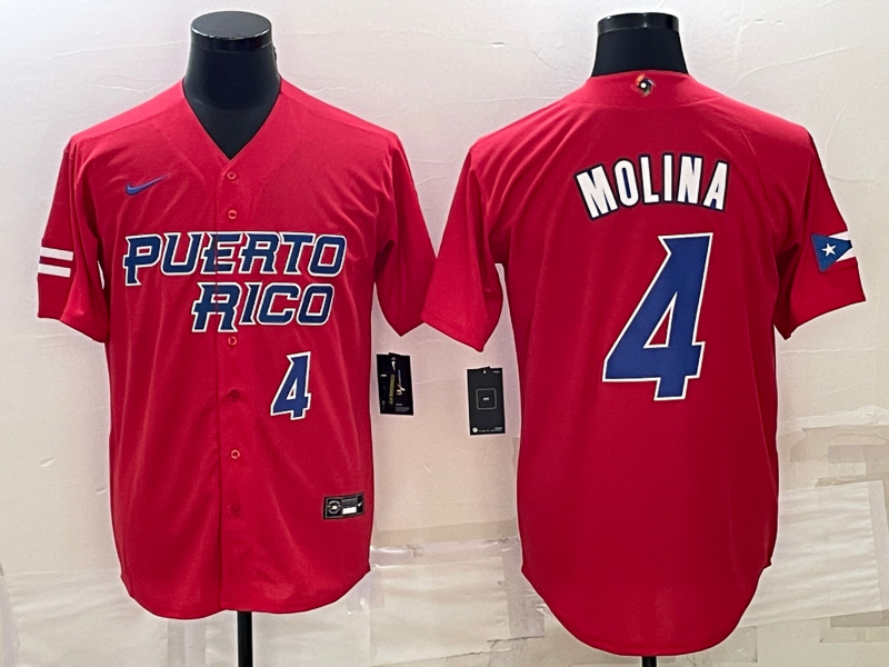 Puerto Rico 2023 World Cup Baseball Jerseys 48