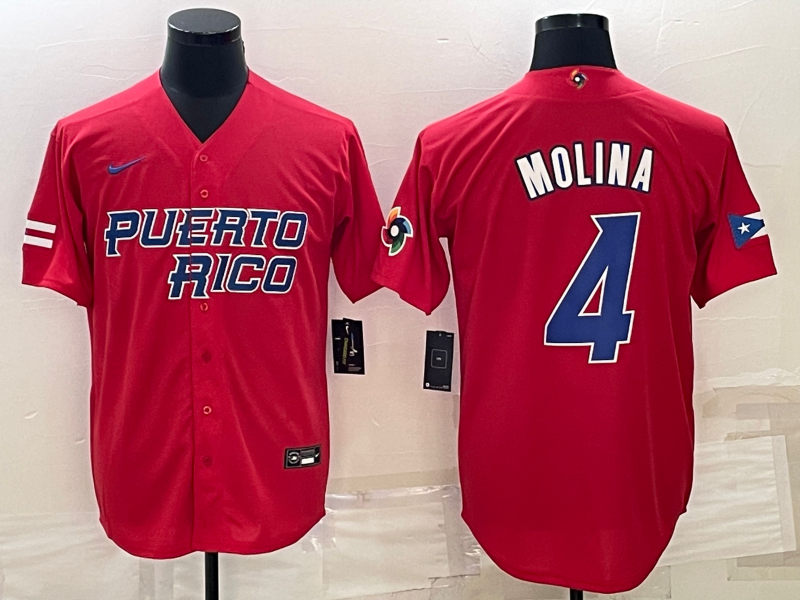 Puerto Rico 2023 World Cup Baseball Jerseys 34