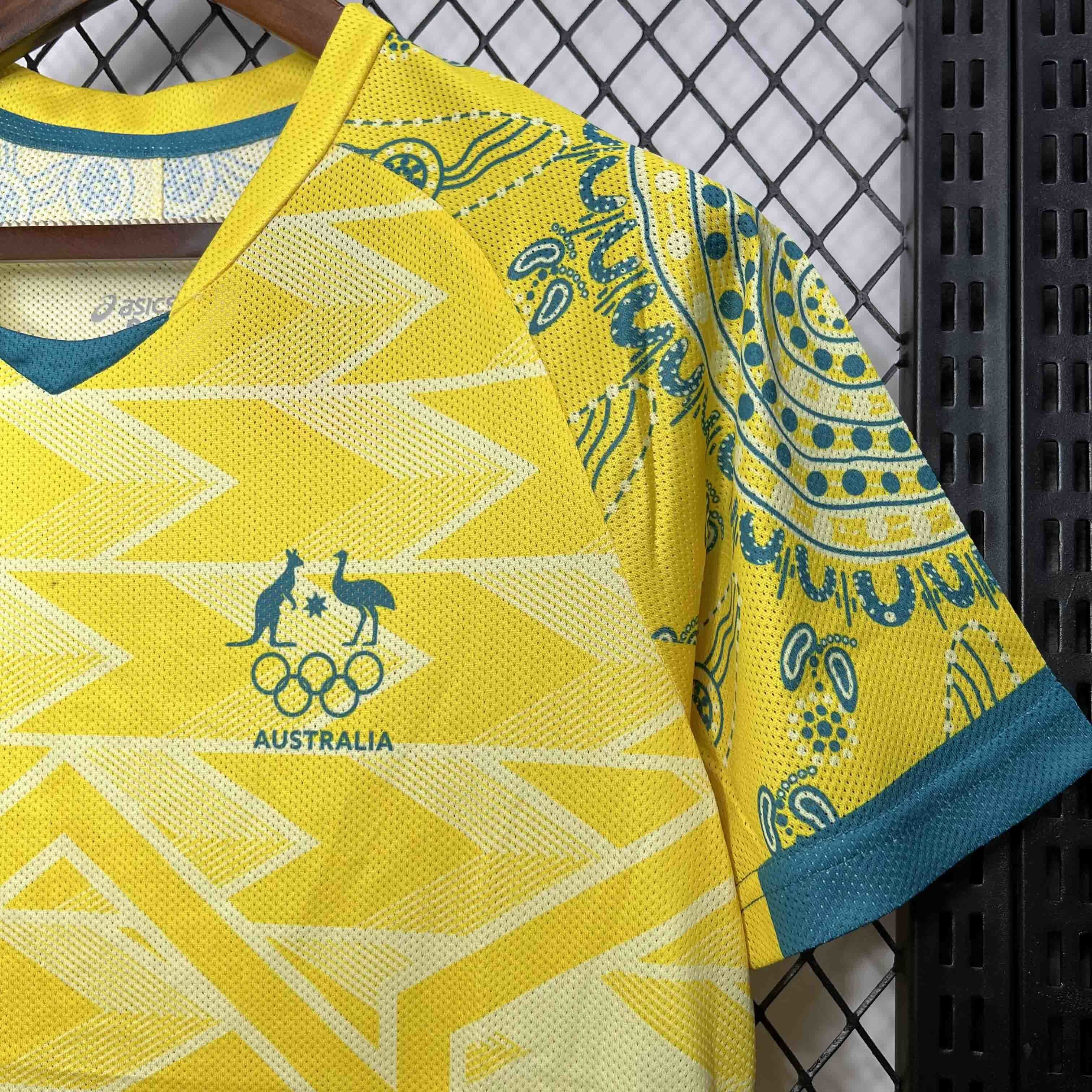 2024 Australia Home Kit Soccer Uniform AAAAJerseys Dropshipping Yupoo 4