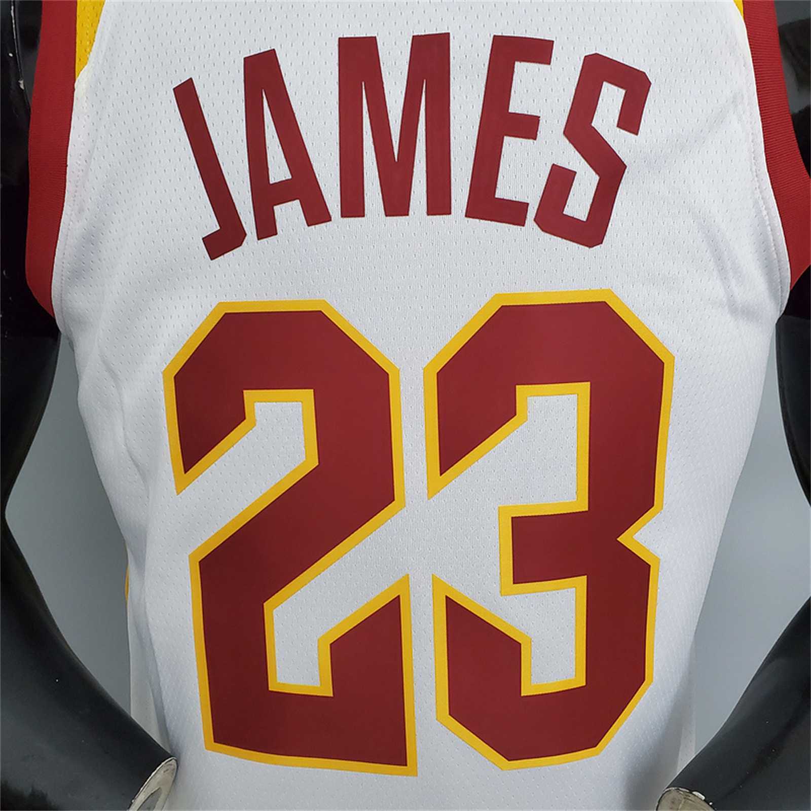 Cavaliers James #23 White 8