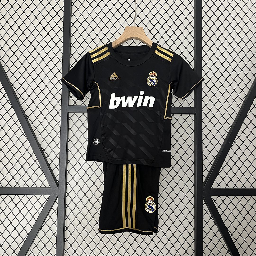 11-12 Real Madrid Away Retro Kids Kit Size-16-28 Football Jersey Yupoo