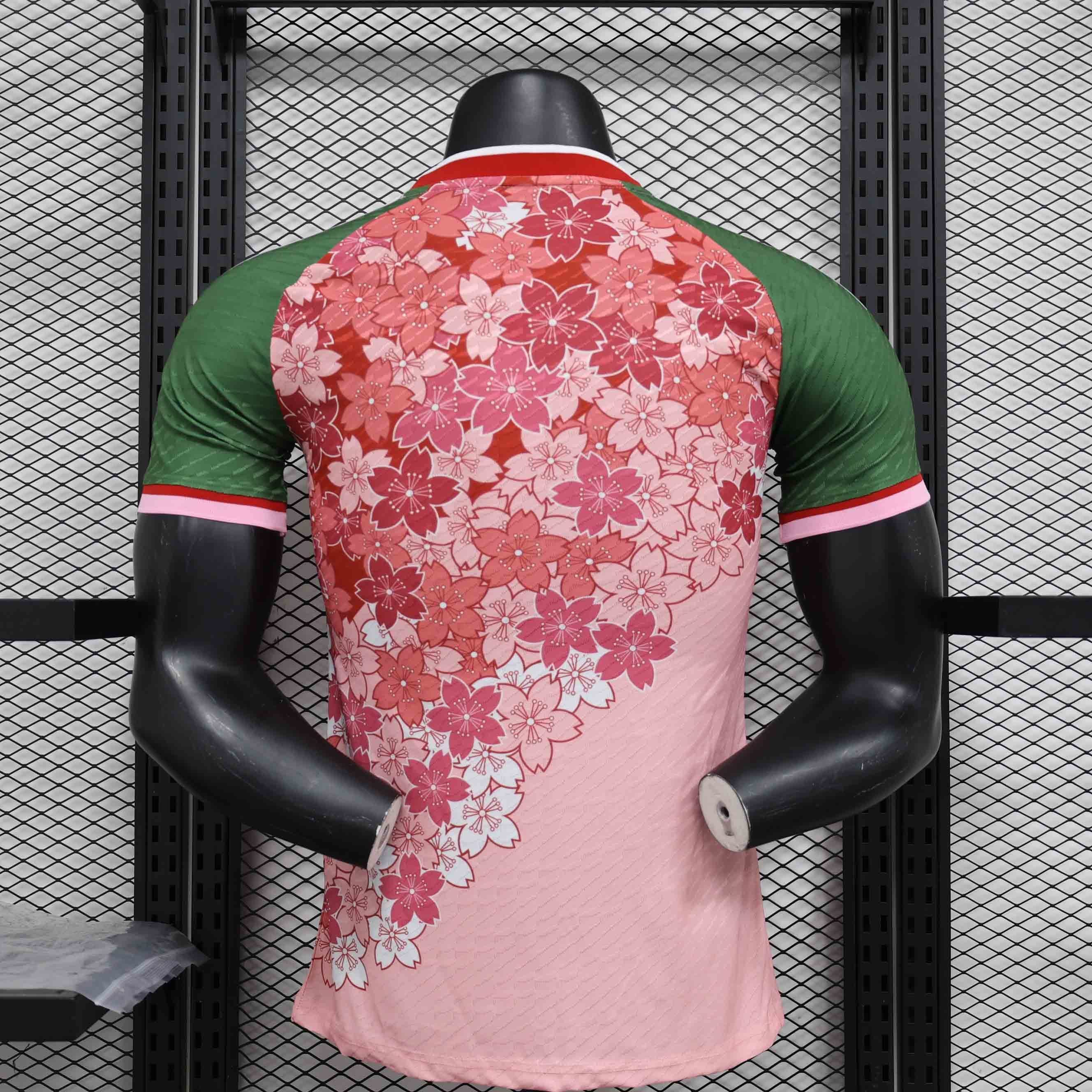 2024 Japan Cherry Blossom Pink Special Edition Player Version Shirt 1