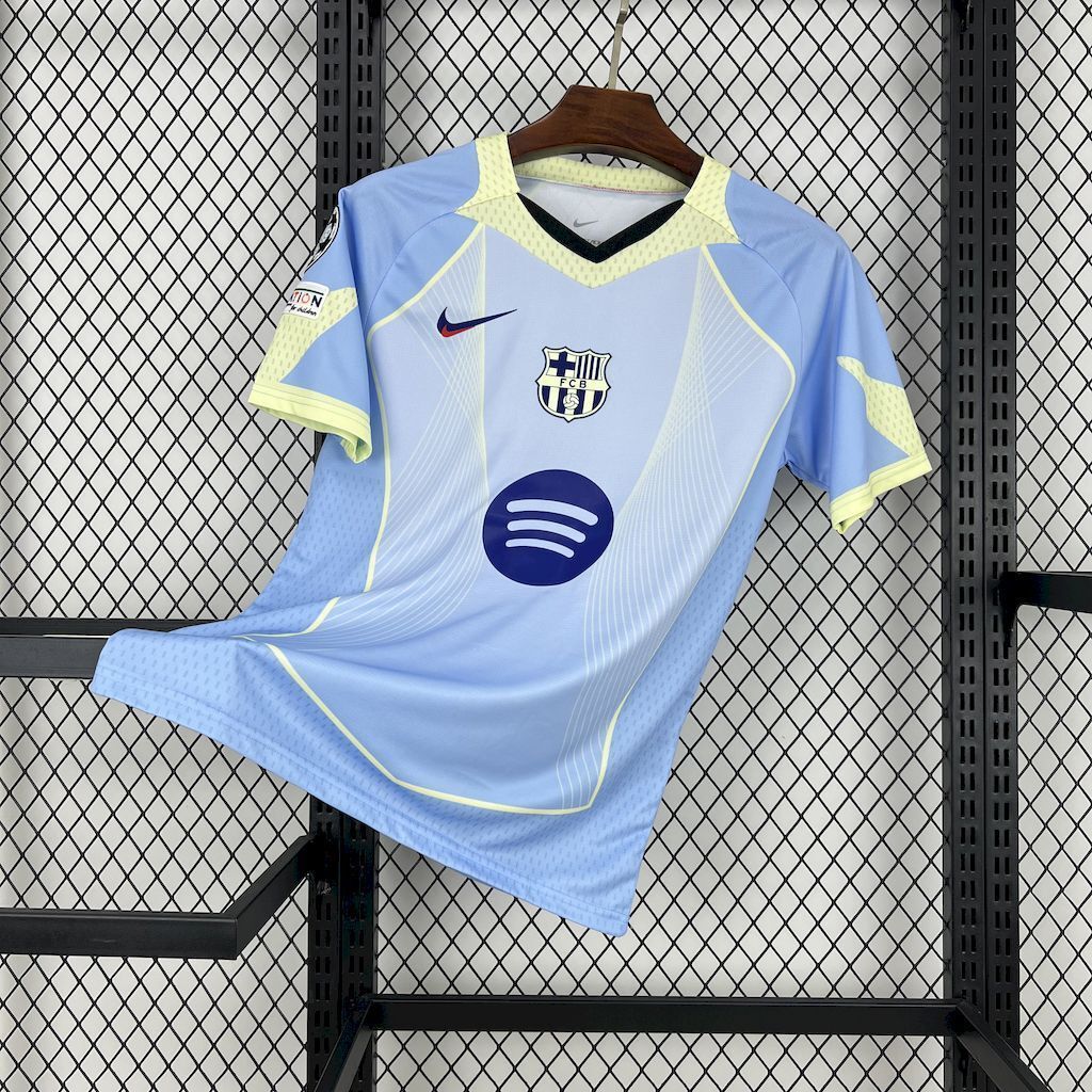 25-26 Barcelona Blue Special Edition(With CL Patch) Shirt Soccer Uniform AAAAJersey Yupoo