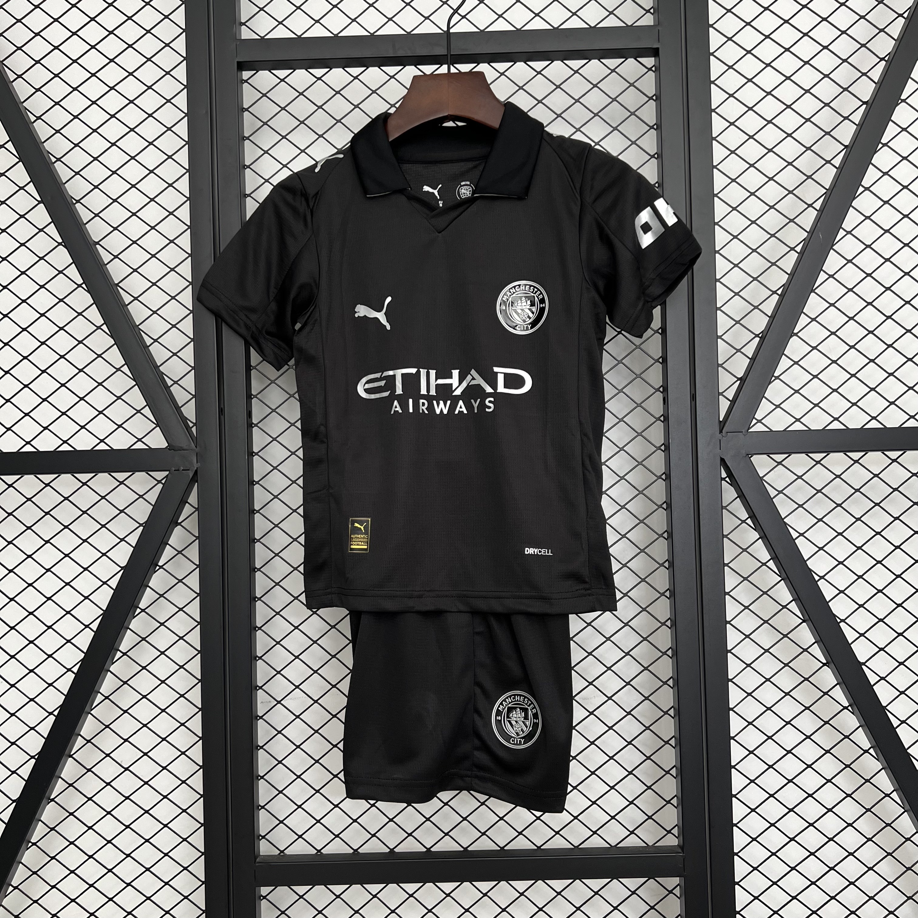 25-26 Manchester City Away Kid Kits Youth Apparels AAAAJersey Wholesale Yupoo