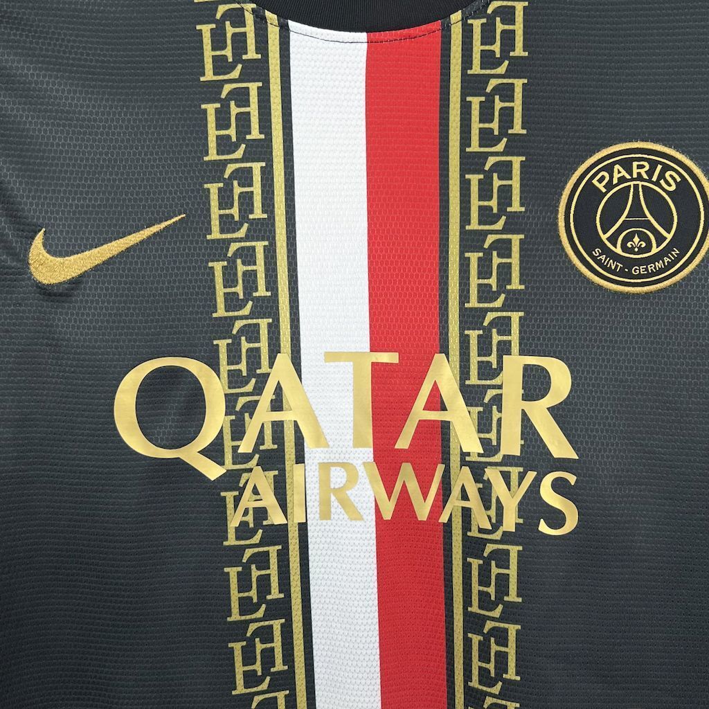 25-26 PSG Black Special Edition Shirt Soccer Uniform AAAAJersey Yupoo 2